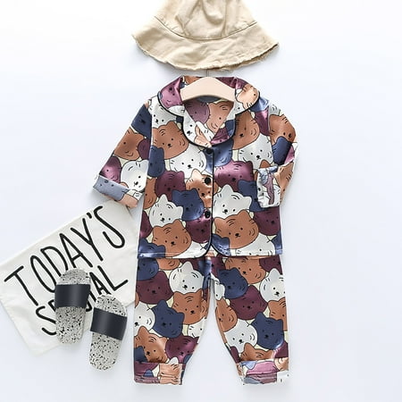 

Matching Pjs for Couples Baby Pajamas Coffee Home Clothes Cartoon Bathrobe Plush Womens Clearance Sale 80