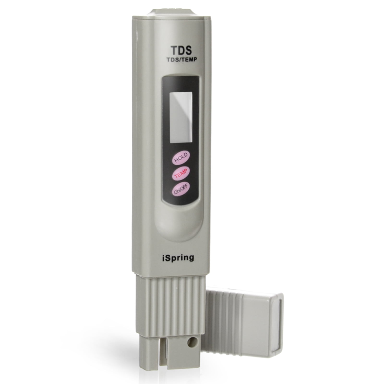 iSpring 3-Button Digital TDS Water Quality Test Meter Kit with Temperature Calibration, 0.11 lb