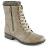 Limelight Womens Taya Winter Combat Boot Shoes
