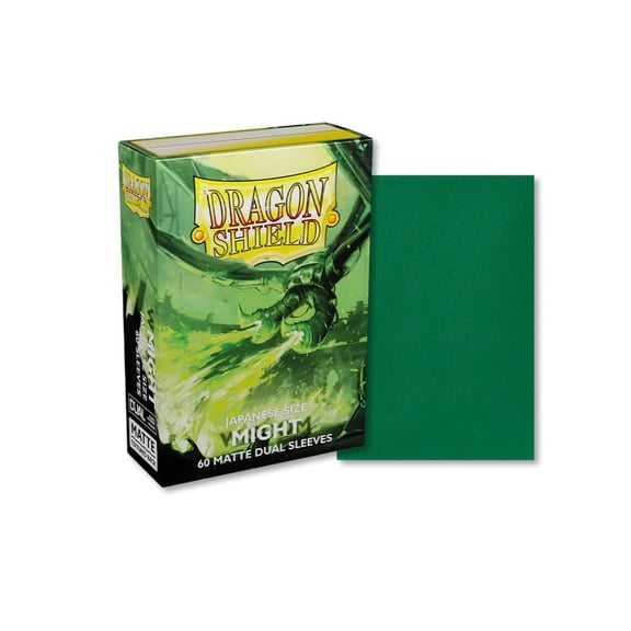 Arcane Tinmen Dragon Shield 15158 Dual Matte: Might 60 Count Japanese Size Sleeves