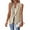 Light Khaki, variant on utcoco Women's Casual Business Sleeveless Blazer Vest with Pockets