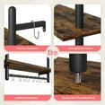 thumbnail image 4 of Bestier 24" Kitchen Wall Shelves 2-Tier Floating Shelves with Hooks for Bathroom, Bedroom, Rustic, 4 of 8