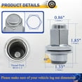 thumbnail image 3 of Chrome Inch 47 mm Length 7/8 OEM, 3 of 5