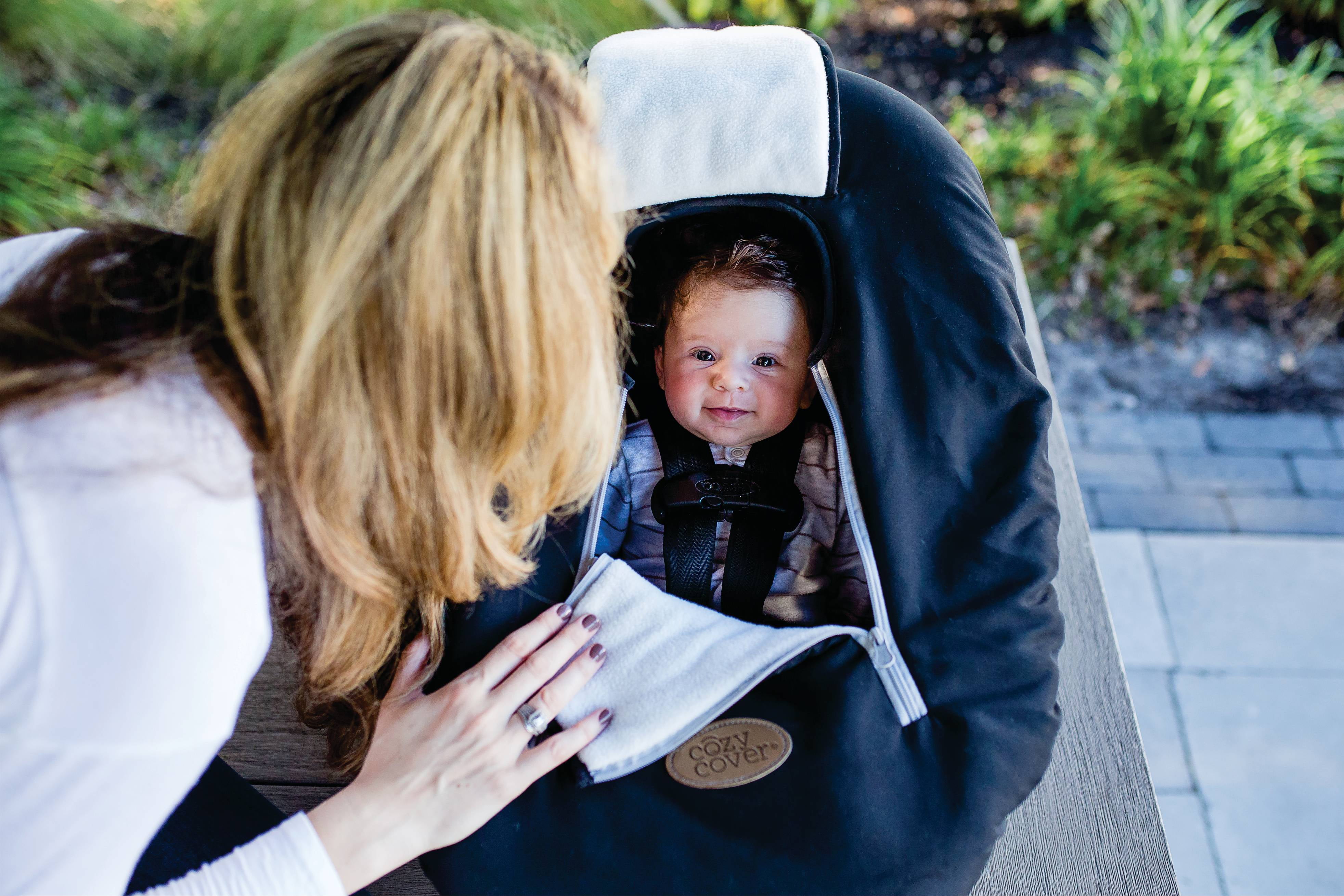 Cozy Cover Infant Carrier Cover Midnight Black