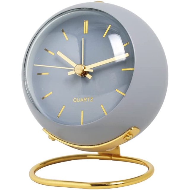 Reloj despertador analógico XianweiShao gris