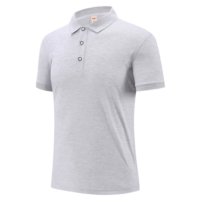 Blusas y camisas de manga corta con cuello en V para hombre, camisas casuales de color liso con botones y cuello vuelto, blusas de poliéster de manga corta para hombre.