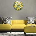 thumbnail image 4 of GZHJMY Chic Beautiful Lifelike Lemons Print Round Wall Clock, 9.5 Inch Silent Battery Operated Quartz Analog Quiet Desk Clock for Home,Office,School, 4 of 7