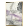 thumbnail image 1 of Aquarelle Minimal Purple Tones I - Tableau encadré de ferme moderne, 1 of 3