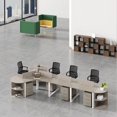 thumbnail image 4 of Heteromorphism Staff Office Desks Employee Combination Simplicity Modern Office Desks Bureau Meuble Working Equipment QF50OD My Lux Decor Round, 4 of 24