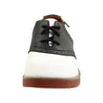 thumbnail image 2 of School Issue Youth White and Black Saddle Oxford Dress Shoes Size 8.5M, 2 of 5