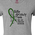 thumbnail image 4 of Inktastic Life Grows On- Be an Organ Donor Women's T-Shirt, 4 of 5
