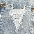 thumbnail image 4 of KIDSCOOL SPACE Toddler Little Kids Ripped Holes Elastic Waist Band Denim Jeans Pants, 4 of 5