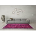 thumbnail image 3 of Ahgly Company Indoor Square Persian Pink Traditional Area Rugs, 6' Square, 3 of 4