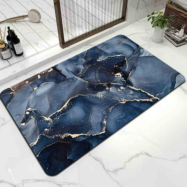 Decoración del hogar, alfombras, tapetes de baño, tapetes, alfombra, tapete para baño, tapete para puerta de baño, almohadilla absorbente de agua, tapete de secado rápido y lavable.