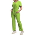 thumbnail image 2 of Women Jogger Sets Nurse Scrubs Sets Works Scrubs Clothes Stretch Scrubs Women Sets Wholesale Operating Room Medical Uniform, 2 of 5
