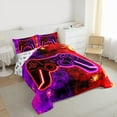 thumbnail image 3 of Castle Fairy Ombre Video Game Queen Comforter Set,Honeycomb Bedding Comforter Set, 3 of 8