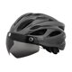 thumbnail image 2 of Casco de bicicleta Casco de bicicleta de carretera ajuste ajustable al aire libre con visera desmontable para hombres mujeres equipo de ciclismo casco Fibra de carbono negro, 2 of 8