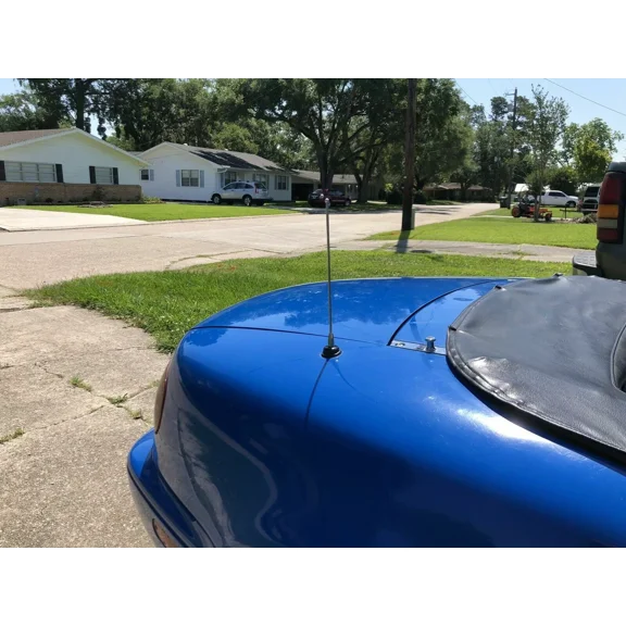 9" inch Stainless Steel Antenna Mast Power Radio for MAZDA MIATA 1990-2000 New