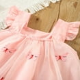 thumbnail image 4 of Robe Trapèze en Tulle Sans Manches Plissée Papillon Tutu Princesse pour Tout-Petites Filles, Robe de Fête, 4 of 7