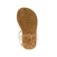 thumbnail image 5 of Kensie Girl Open Toe Toddler Flat Sandals, Tan, 8, 5 of 6