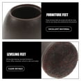 thumbnail image 3 of unbranded 24Ud Fundas Decorativas Para Patas De Muebles Cafés Resistentes Y Fáciles De, 3 of 5