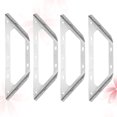 thumbnail image 1 of Mobutofu Cabinet Bracket Attachment 4Pcs Triangle Shape Wall Mounting Accessories for Diy Enthusiasts Home Use, 1 of 7
