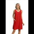 thumbnail image 2 of Vestido de Verano para Mujer, Color Rojo, Talla L, 2 of 10