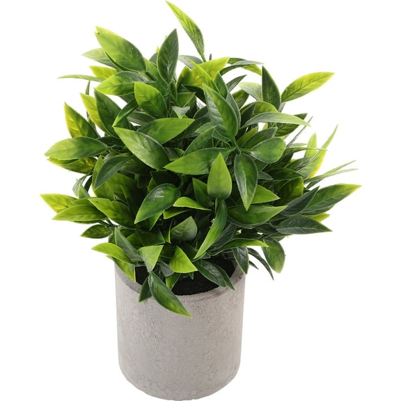 3 Count Artificial Potted Plant Faux Plants Fake Indoor Office Green