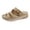 Khaki, variant on Rokment Orthopedic Platform Sandals for Women 2026 Comfortable Buckles Open Toe Memory Foam Wedge Walking Slides with Arch Support Beach Summer Black Size 6
