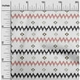thumbnail image 2 of oneOone Polyester Spandex White Fabric Abstract Sewing Material Print Fabric By The Yard 56 Inch Wide, 2 of 5
