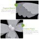 thumbnail image 4 of EeaseMX 20 parches de organza con mariposas, doble hilo estéreo, accesorios de ropa, 4 of 7