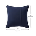 thumbnail image 5 of Sunbrella 20 in. Square Outdoor Throw Pillow (2-Pack) - Canvas Navy, 5 of 6