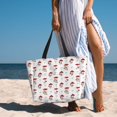 thumbnail image 5 of Defioc Different Mushrooms Pattern Beach Bag for Women - Large Beach Tote Bag Waterproof Sandproof Swim Pool Bag Everyday Bag Handbags with Zipper, 5 of 6