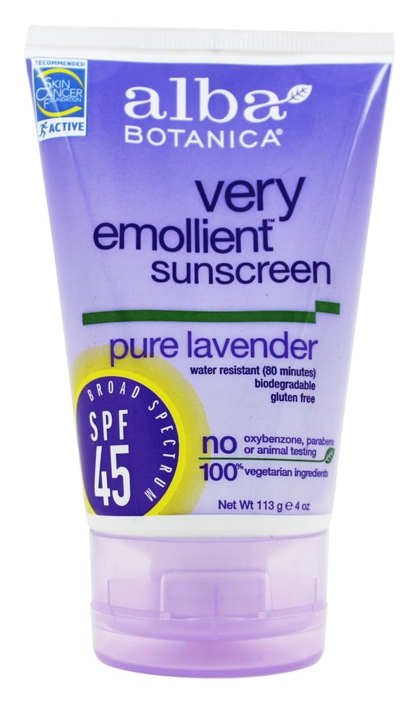 alba botanica lavender sunscreen