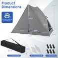 thumbnail image 3 of 2-3 Person Pop Up Camping Tent with Rainfly and Carry Bag, Lightweight Backpacking Tent, 3 of 10