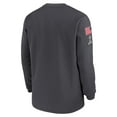 thumbnail image 3 of Men's Nike Anthracite New York Giants Salute To Service Edge Lockup Long Sleeve T-Shirt, 3 of 3