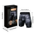 thumbnail image 2 of Pantalones cortos de compresión Energy Field Treat para hombre, pantalones cortos de compresión Energy Field Treat para hombre, pantalones deportivos ajustados de fitness., 2 of 5
