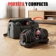 thumbnail image 3 of Mancuerna Ajustable X-Rush ( 2.5 a 24 kg) con Sistema de Dial Rápido y Base, 3 of 8
