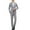 Gray, variant on 3 Piece Suit Men nSolid Tuxedo Suit Set One Button Slim Breasted Party Blazer with Shirts and Pants Elegant Business Set Wedding Partys Dress