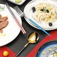 thumbnail image 3 of Chopsticks Spoon Set Stainless Steel Portable Mirror Polishing Anti-slip Tableware Child Fork Flatware Case, 3 of 7