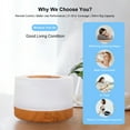 thumbnail image 2 of 500ml U-ltrasonic Acoustic Air Humidifier Aroma Diffuser Mist Maker BT Connected Connection Music Player with Controller 7 Colorful Lights Changing 3 Levels T-imer T-ime Setting Double S-pra, 2 of 7