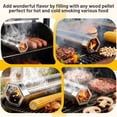 thumbnail image 4 of Premium Pellet Smoker Tube 12 inches, Smoke Tube for Pellet Smoker, 5 Hours of Billowing Smoke, Hot or Cold Smoking, Includes 2 S-Shaped Hooks,Brush, for Any Grill or Smoker, Smoker Accessories, 4 of 8