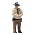 thumbnail image 1 of Figura de policía masculina en miniatura a escala 1/64, de resina resistente y pintada de forma realista para escenas de bricolaje. De pie, 1 of 8