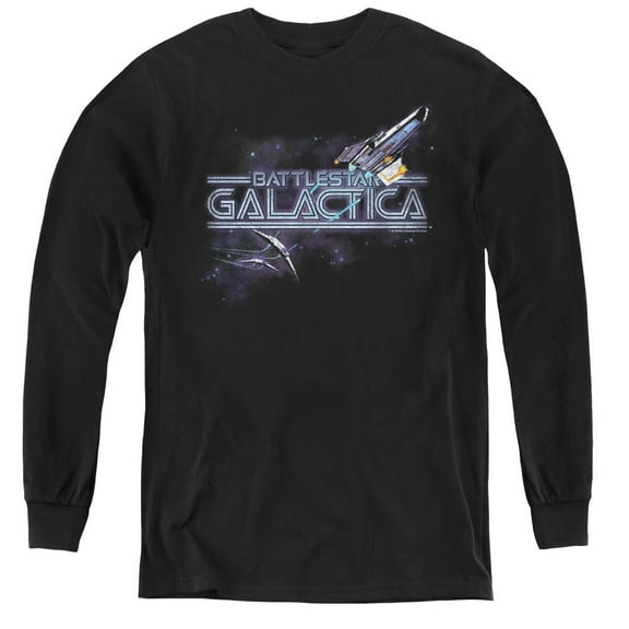 Bsg - Cylon Persuit - Youth Long Sleeve Shirt - Small