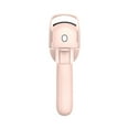 thumbnail image 1 of Tignapoo Rechargeable Heated Eyelash Curler with 3 Temperature Settings, Curved Design for Eye Contour, Type-C Charging, 230mAh Battery, Long-lasting Curl, Pink, 1 of 6