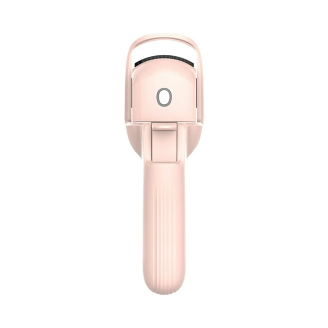Tignapoo Rechargeable Heated Eyelash Curler with 3 Temperature Settings, Curved Design for Eye Contour, Type-C Charging, 230mAh Battery, Long-lasting Curl, Pink