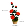 thumbnail image 4 of Artificial Sunflower Hand Woven Yarn Simulation Flower Potting Indoor Decoration, 4 of 8