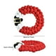 thumbnail image 3 of Adornos Colgantes De Algodón 1 pieza de 36 cm de poliéster rojo con pompones para Navidad, corona para puerta, decoración para colgar en la pared con lazo JASKFLY, 3 of 9