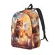 thumbnail image 1 of Balery Cute Cloud Pomeranian Mochila Clásica Impresa Básica para Viaje, Mochila Escolar Resistente al Agua, Mochila de Lona con Correas Ajustables-Medium, 1 of 5