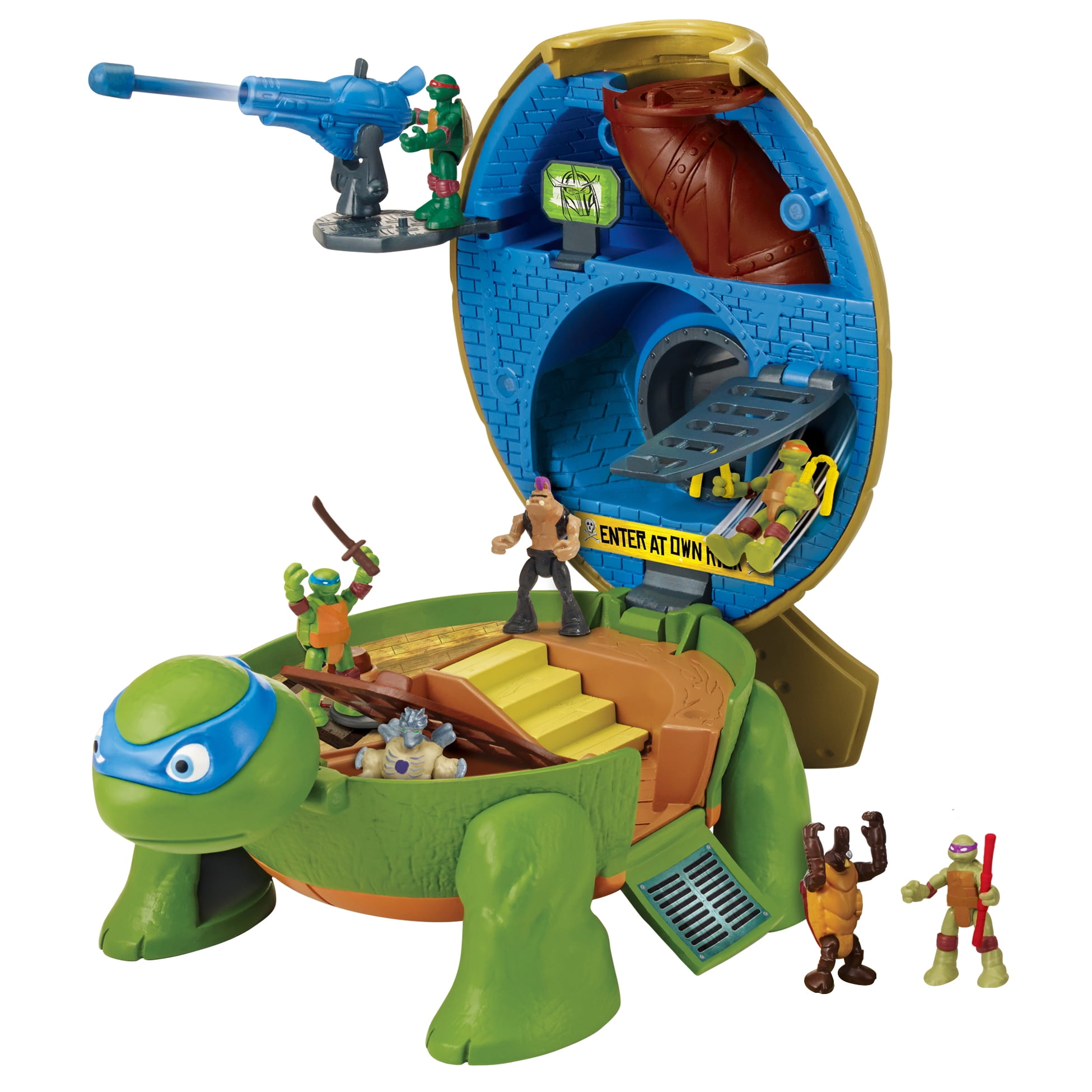 Teenage Mutant Ninja Turtles Micro Mutants Leo/'s Dojo TMNT convertit à jouer ensemble